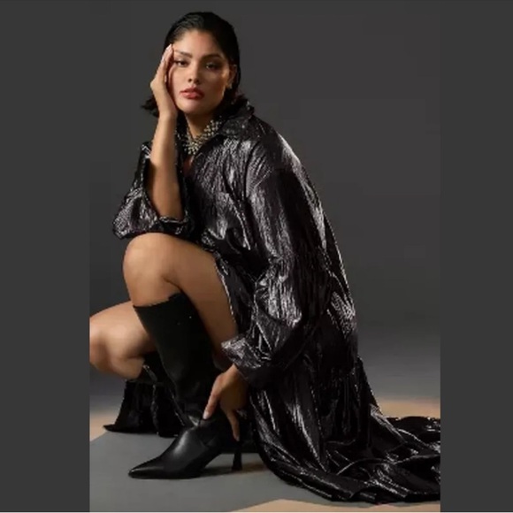 Nwt pilcro metallic midi dress - Picture 10 of 12